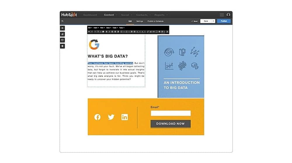 Hubspot CMS Creating Content