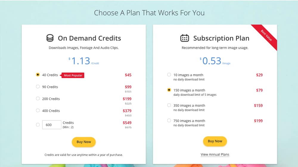 123rf Pricing