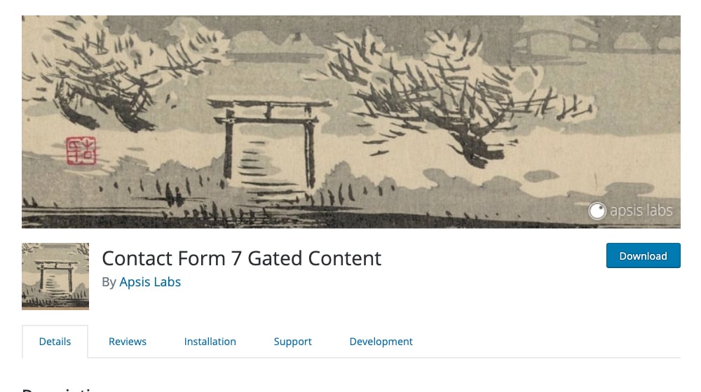 Contact Form Gated Content Plugin