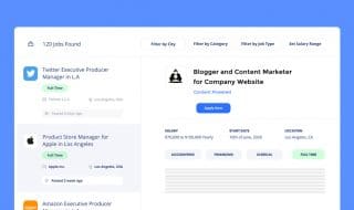 Job Board Listings for Bloggers