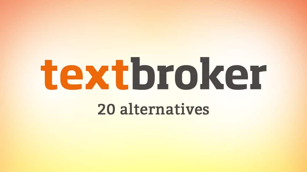  Alternatives de Textbroker 
