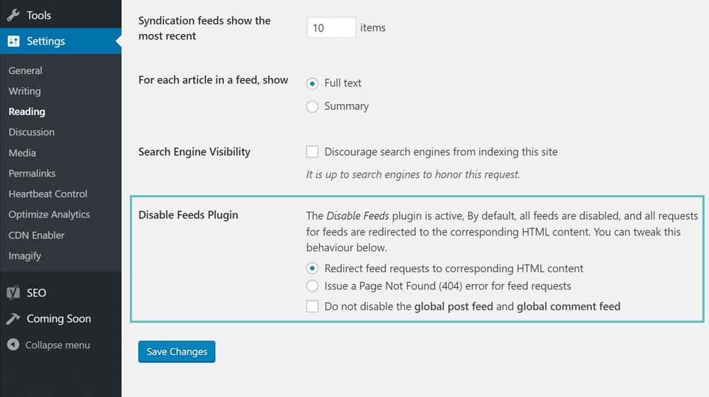 Display Feeds