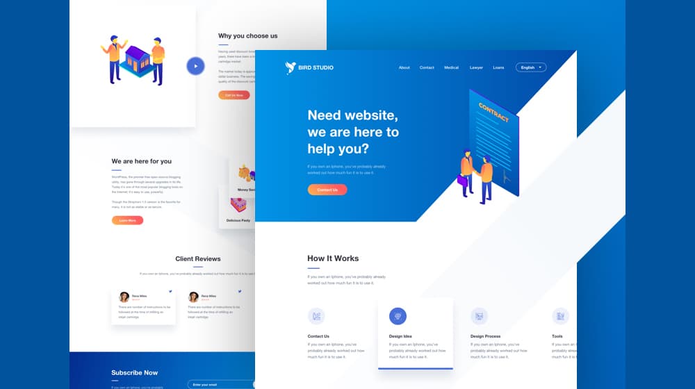 Landing Page Design Example