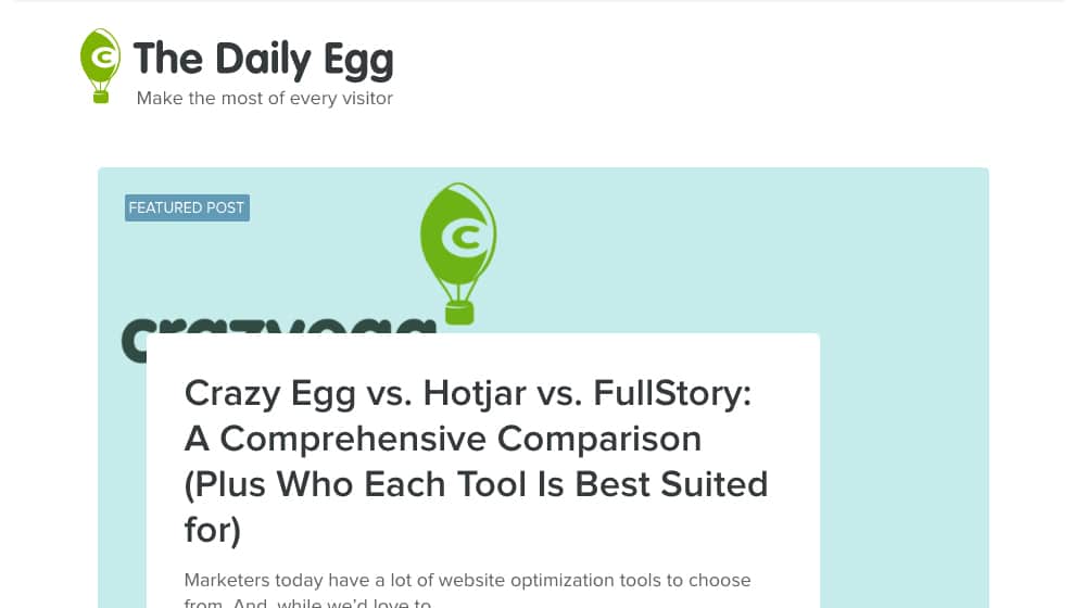 The Daily Egg Blog