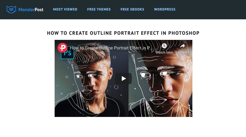 Tutorial in Photoshop