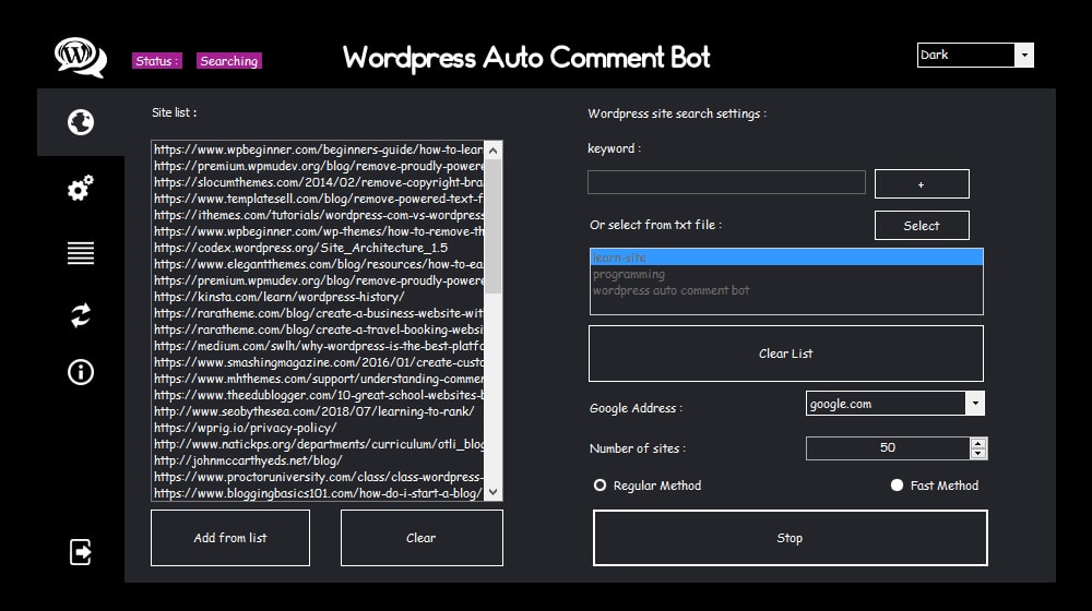 Wordpress Comment Bot