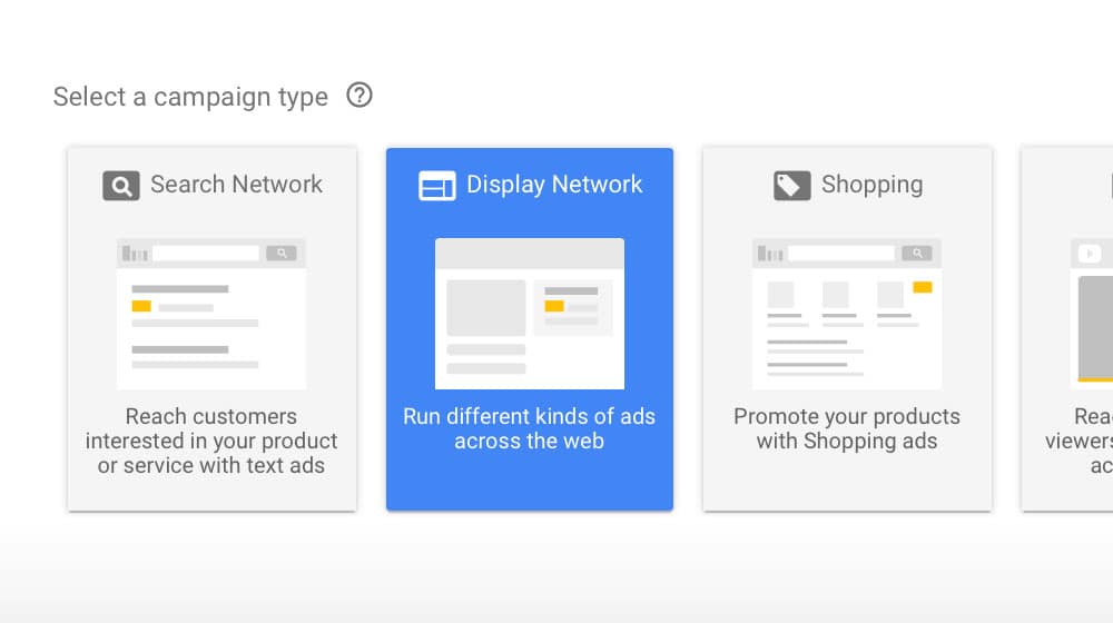 Display Network Selection