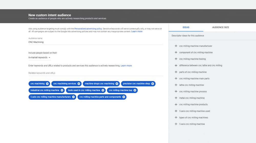 Custom Targeting Example