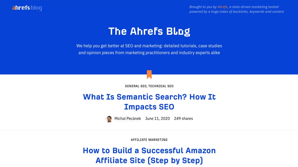 Ahrefs Blog