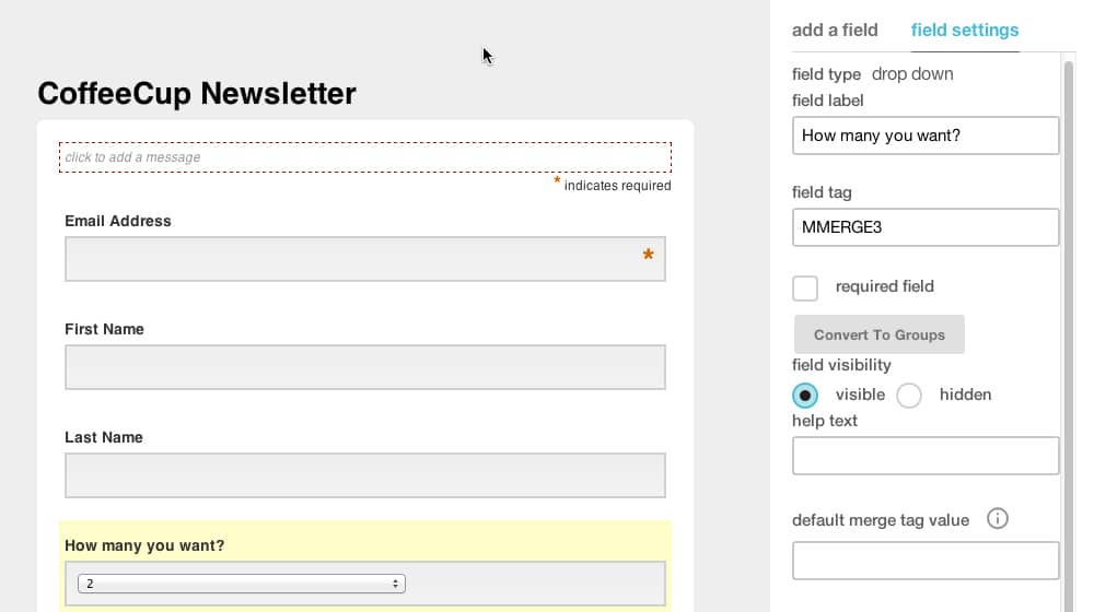 Building a Form