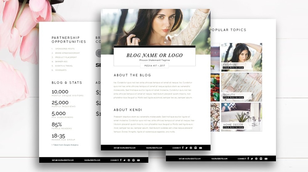 List of 30 Blog Media Press Kit Examples and Templates