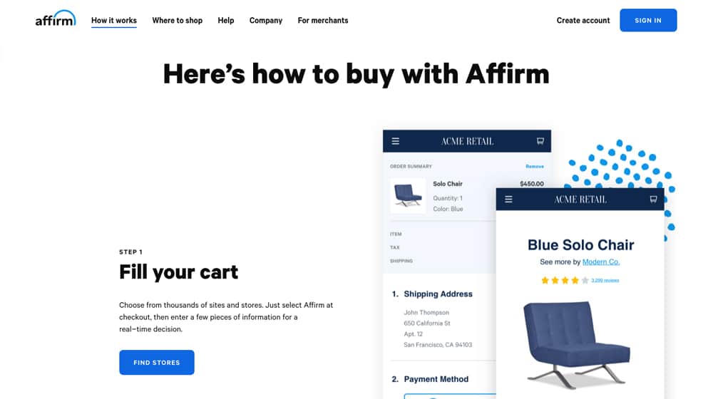 Affirm Site