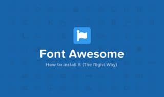 FontAwesome How to Install