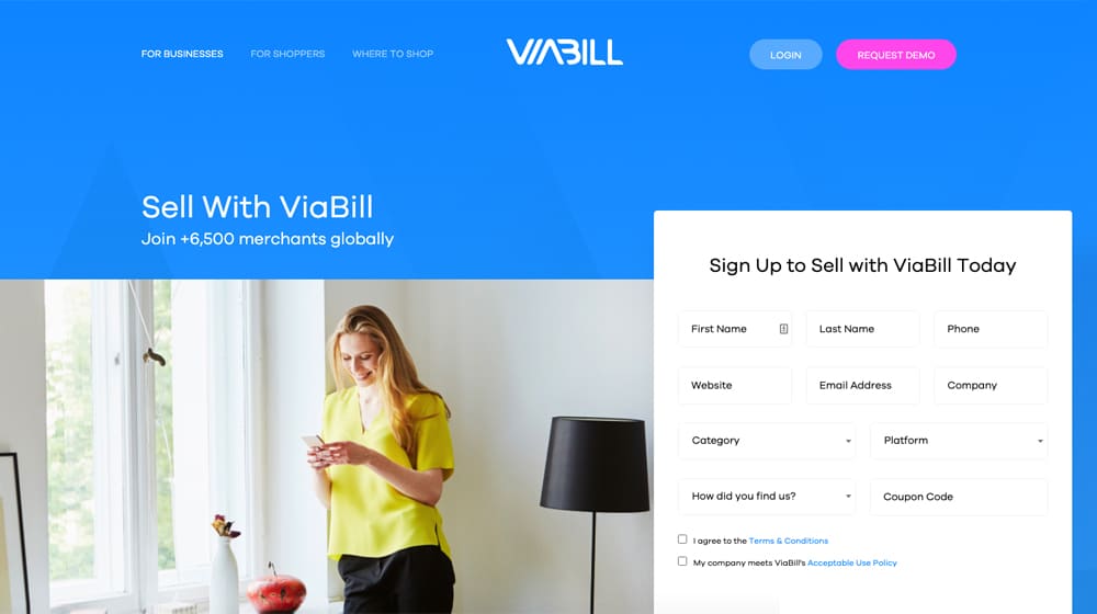 Viabill Site