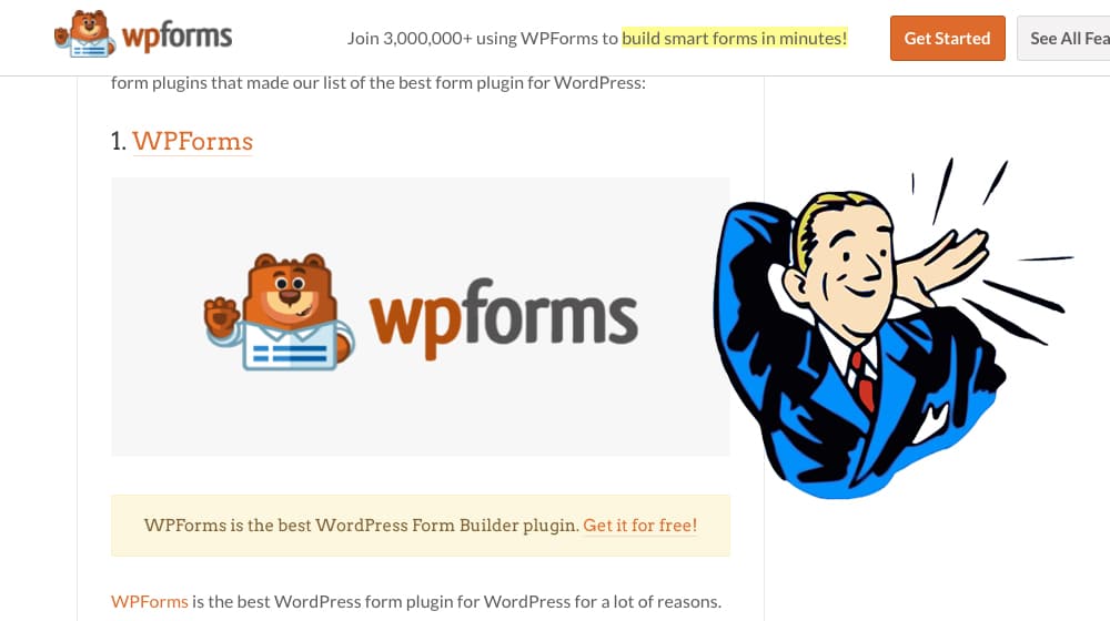 WP Forms Example