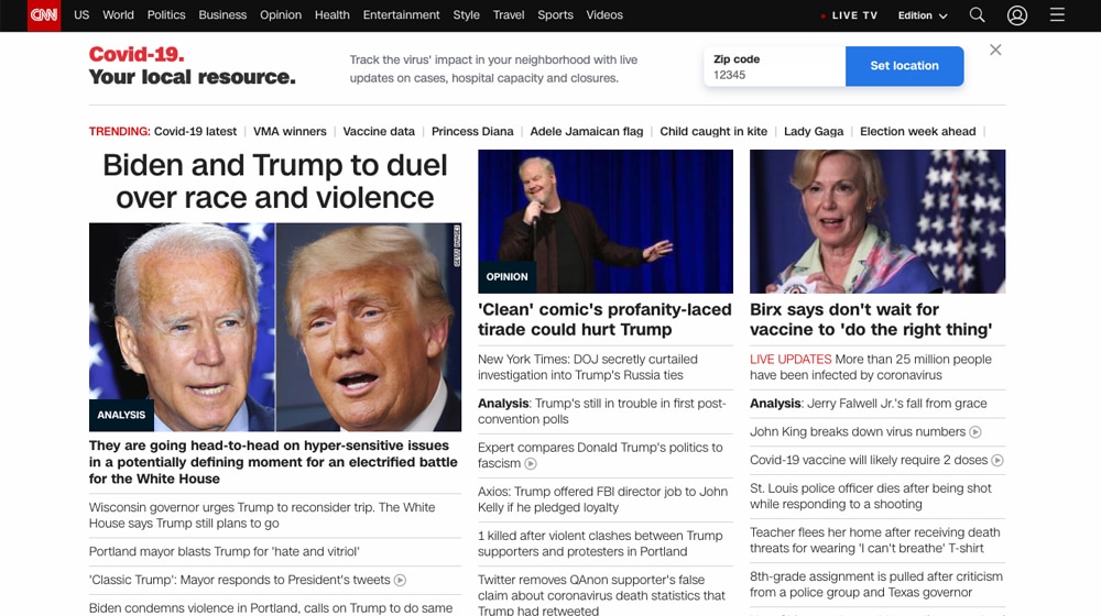 CNN Homepage