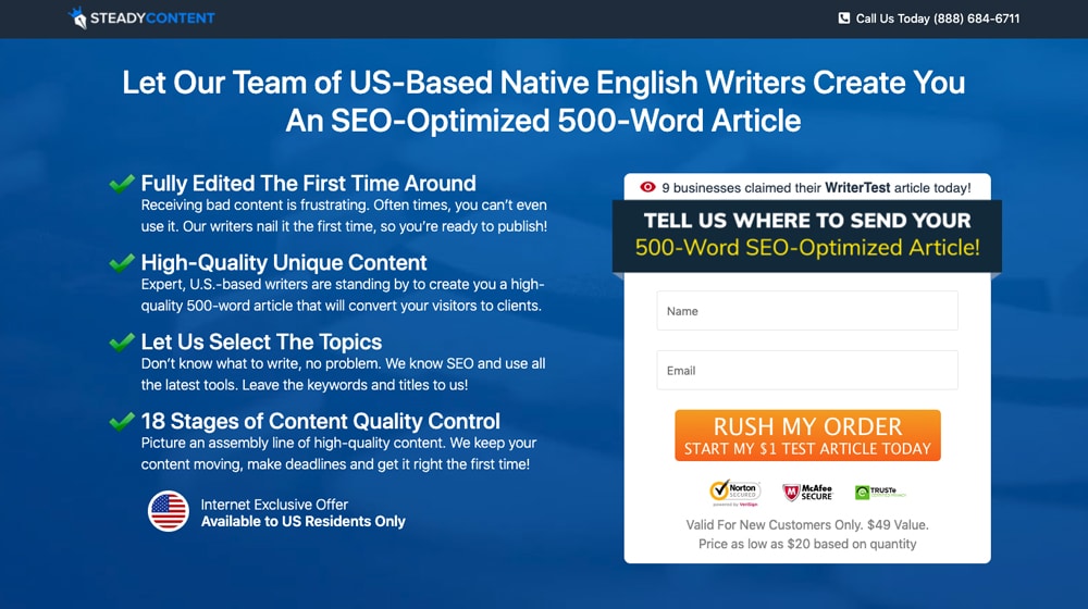 Marketing Advertorial For 500 Words