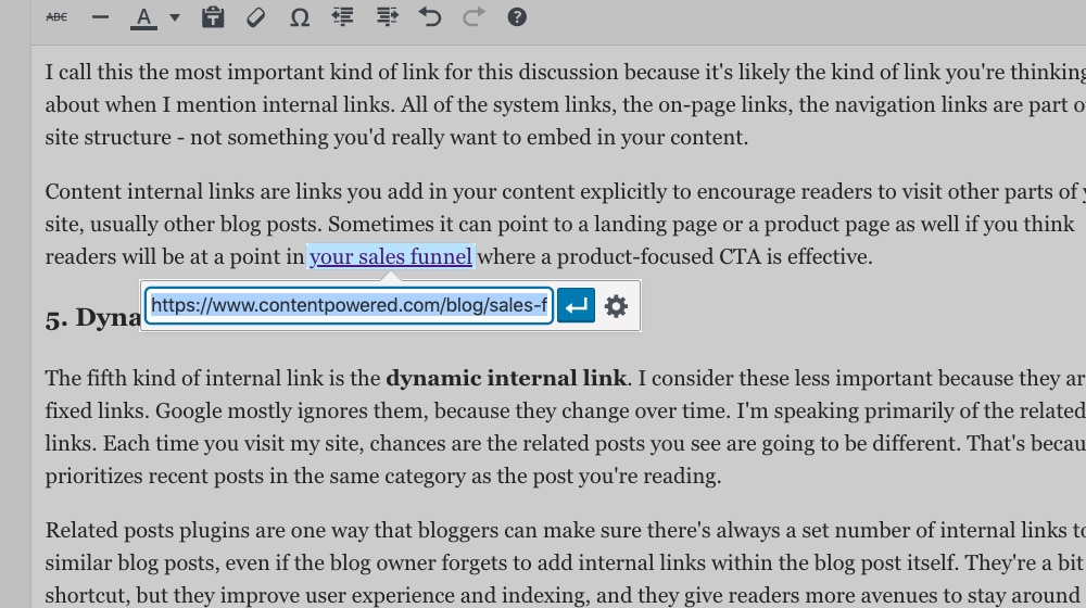 Internal Link to Blog Post