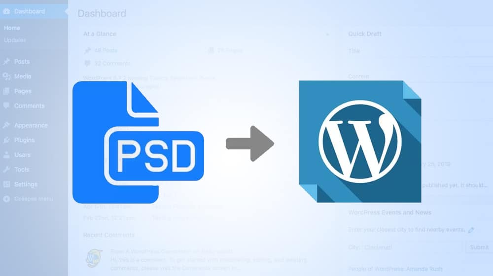 PSD to WordPress