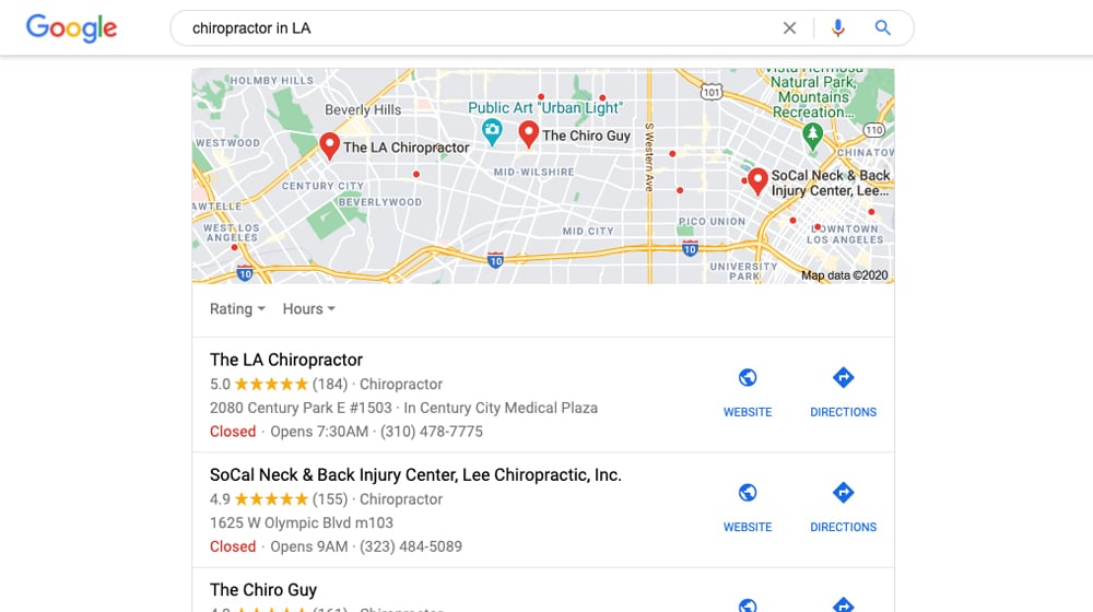 Local SEO and Rankings