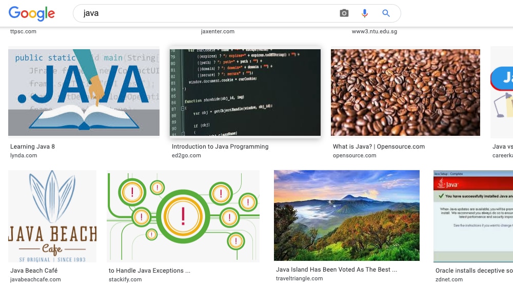 Java Search