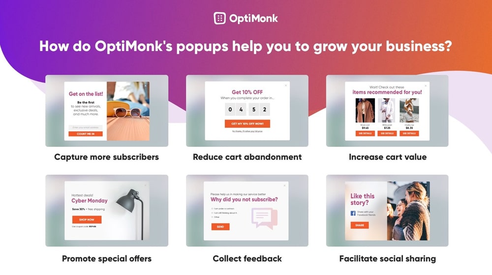 OptiMonk Examples