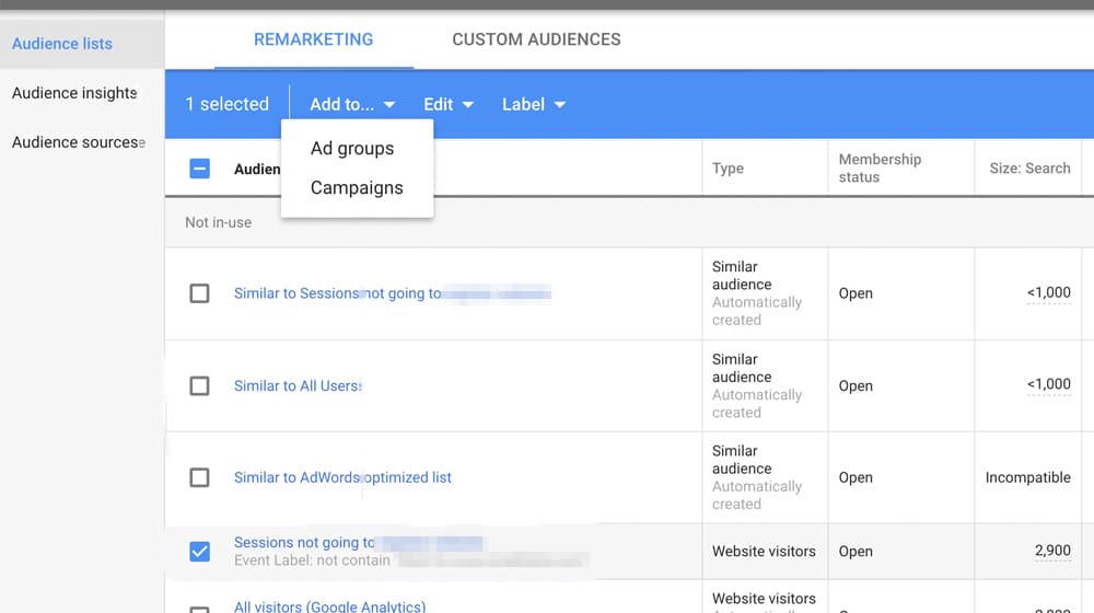 Retargeting Google Ads