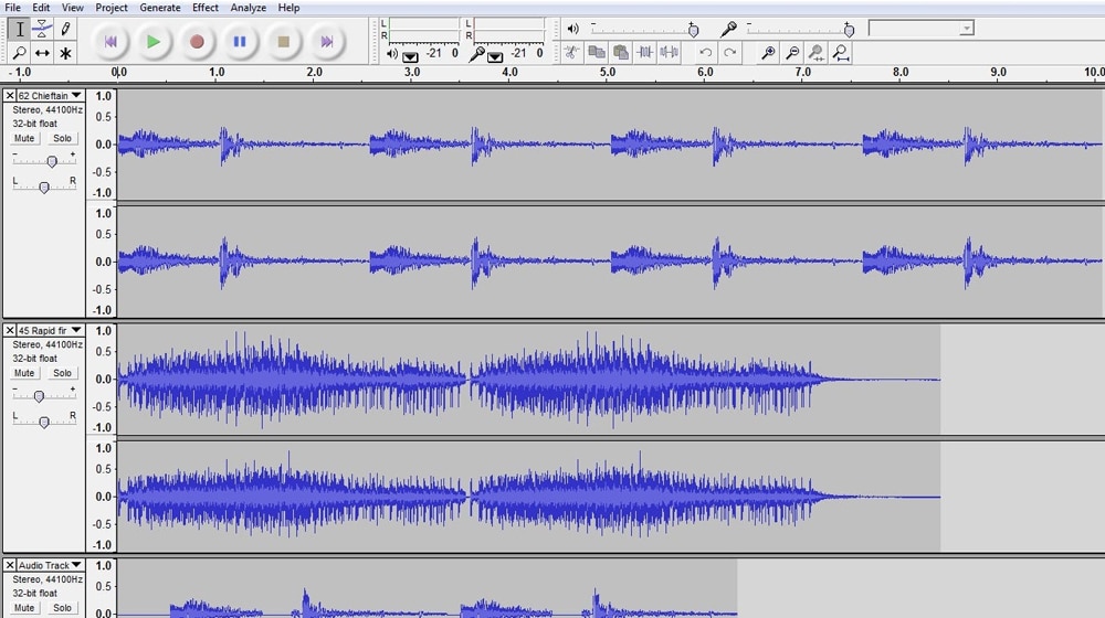 audacity music software