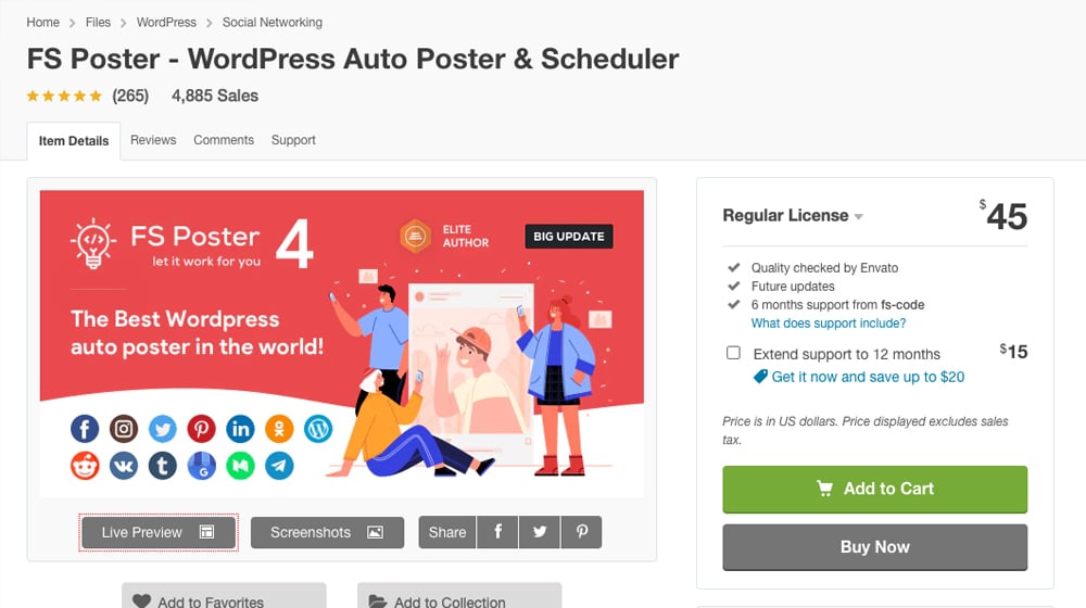 FS Poster on CodeCanyon