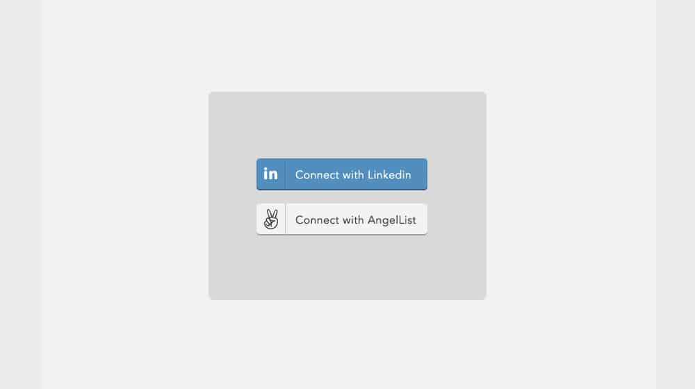 linkedin button html