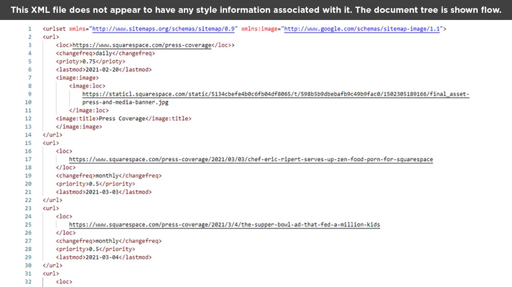 XML Sitemap