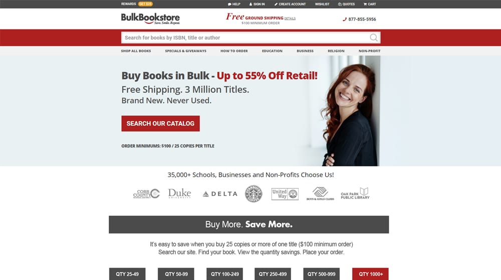 Bulk Bookstore SIte