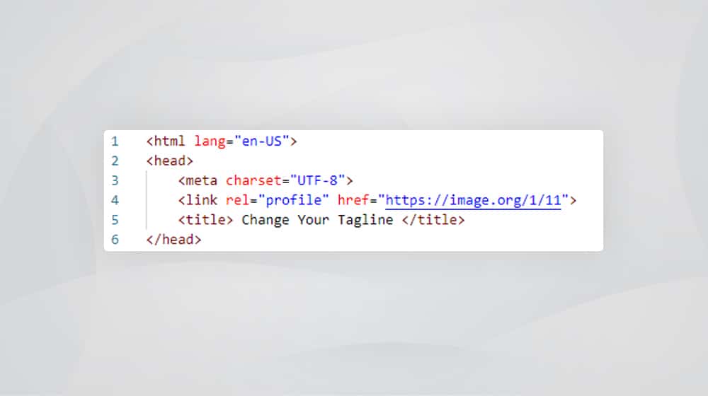 HTML Tagline