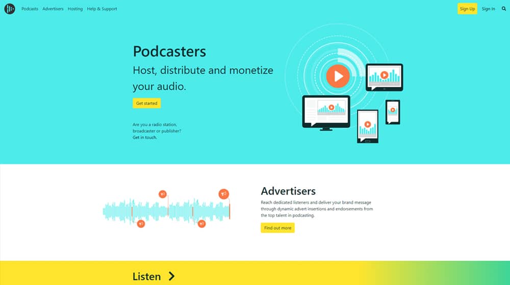 AudioBoom Homepage