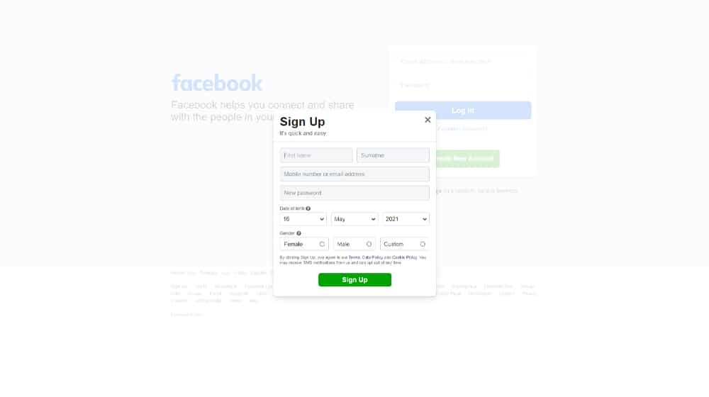 Creating a Facebook Page