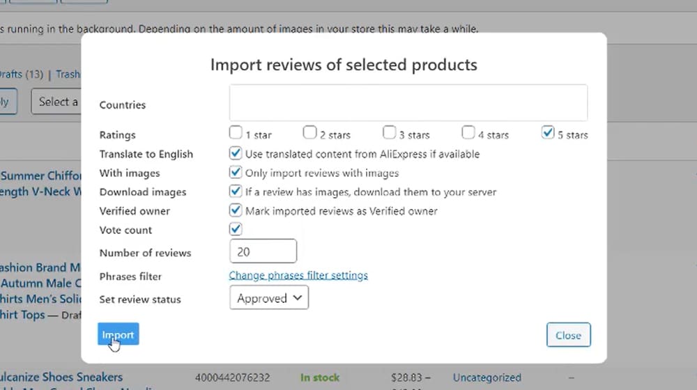 Guide How to Import Product Reviews from Different Websites