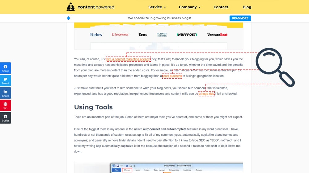 Scanning for Broken Links