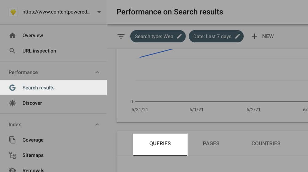 Search Queries in Search Console