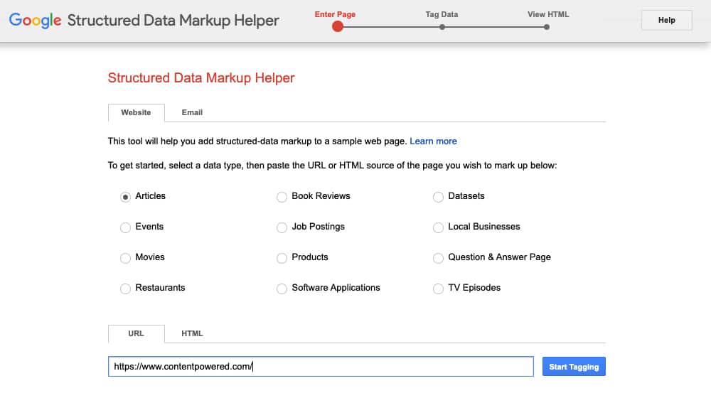 Structured Data Helper