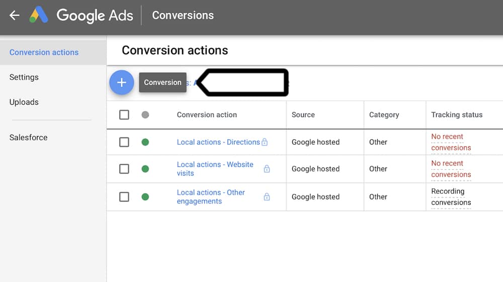 Google Ads No Conversions