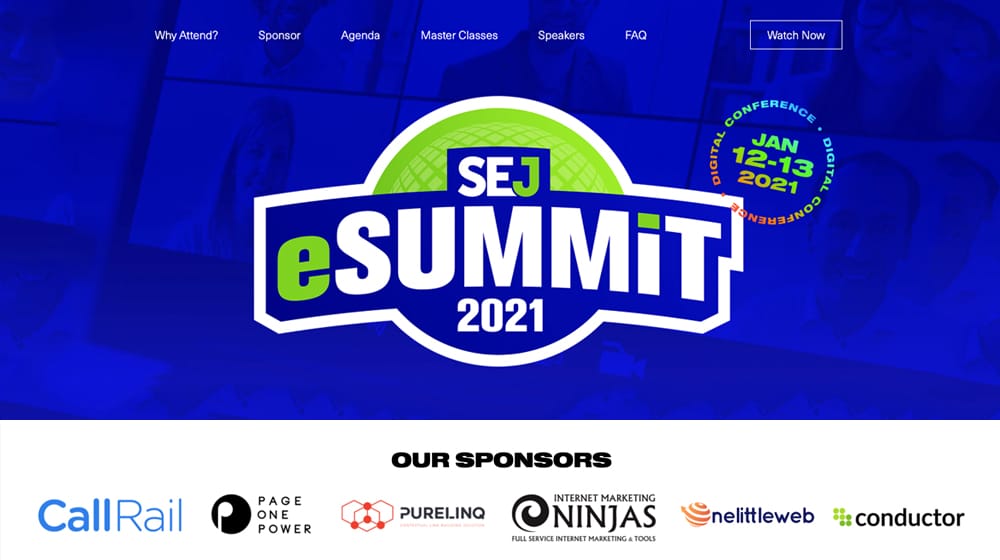 SEJ Summit Sponsors