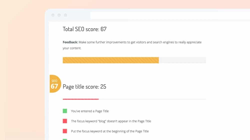 SEO Score Example