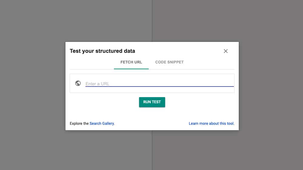 Test Structured Data