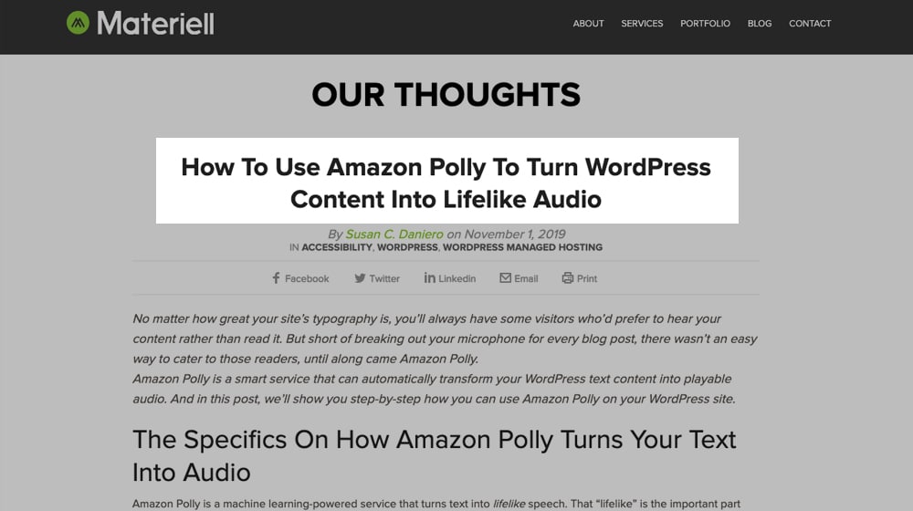 Amazon Polly