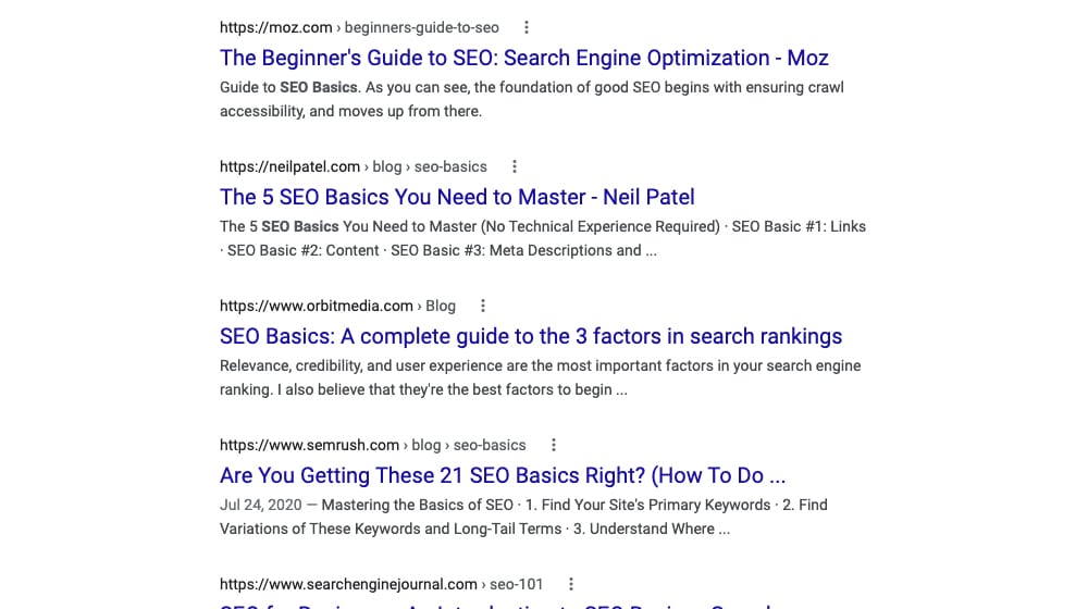 Beginners Guide to SEO