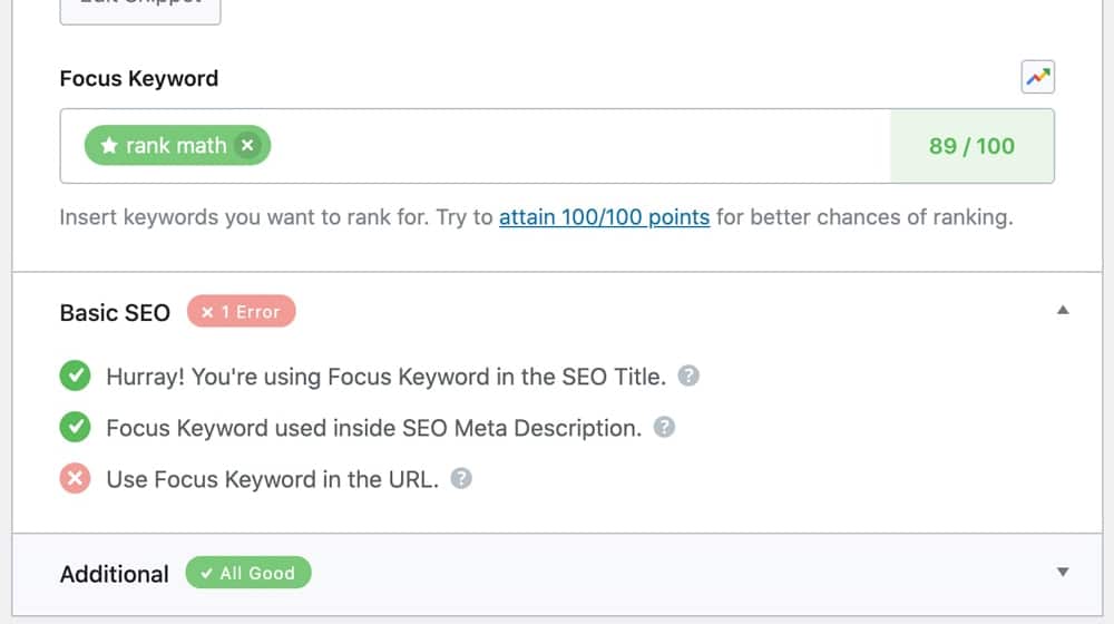 Rank Math SEO Features