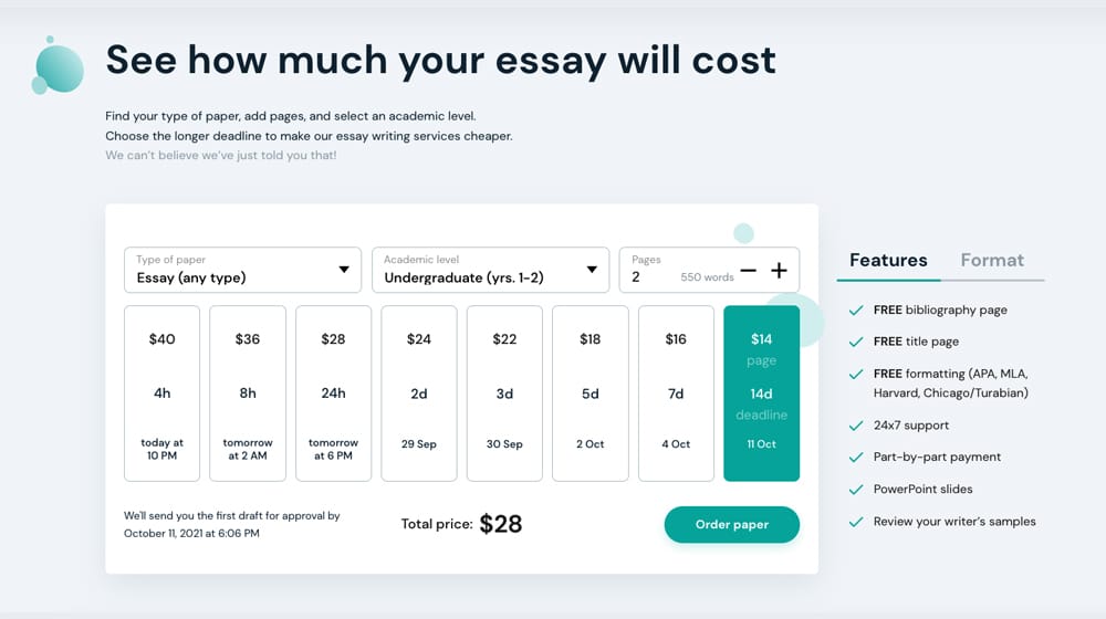 How Much Does Essay Cost