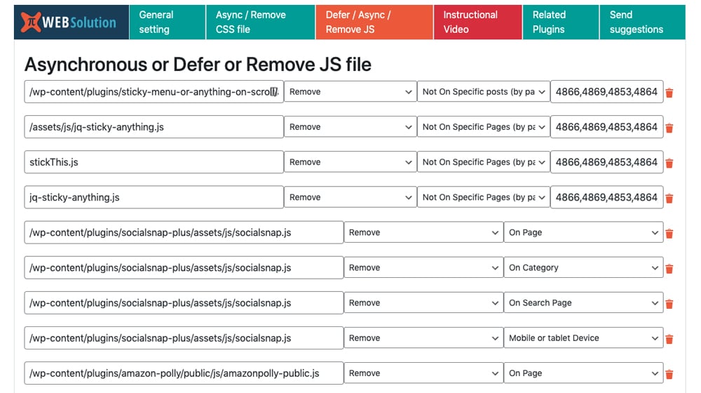 Defer JS in HTTP Plugin