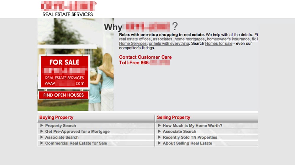 Example Real Estate Site
