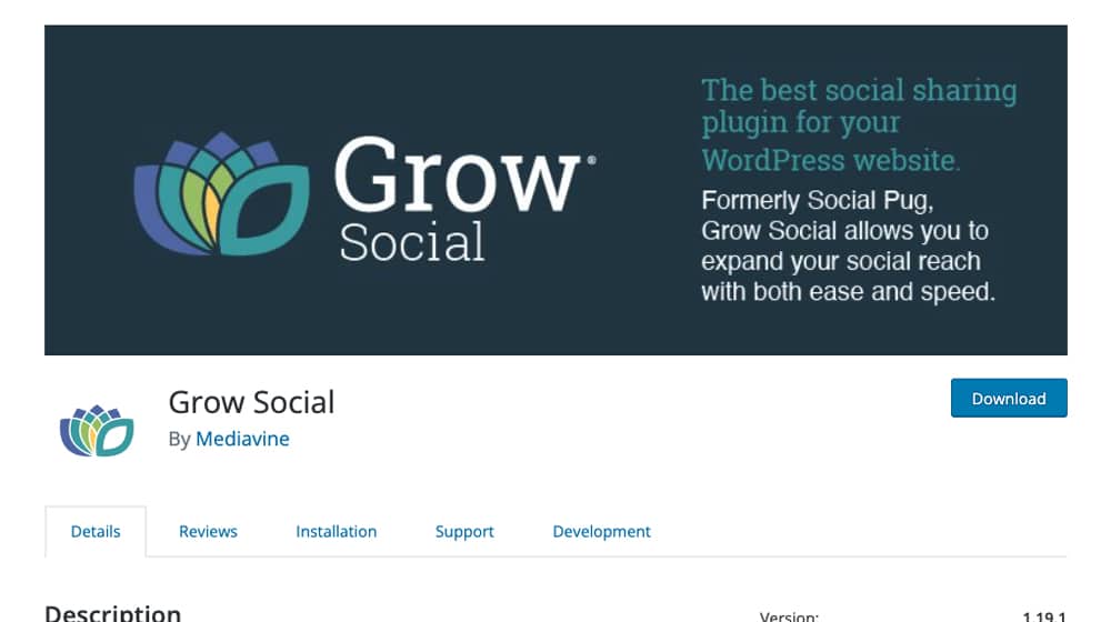 Grow Social Plugin